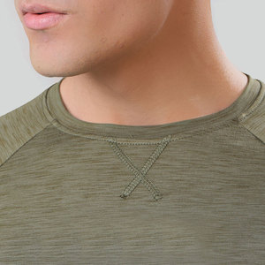 T-shirt de sport pour homme, best-seller, haute qualité, séchage rapide, spandex, polyester - Product Image 4
