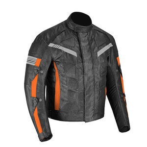 Veste en cuir épaisse pour homme, haute qualité, coupe-vent, respirante, manches longues, toutes saisons, personnalisable, 320g, OEM/ODM - Product Image 4