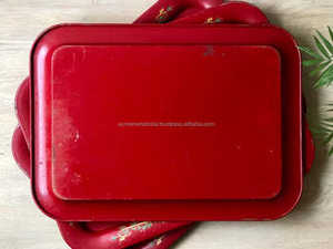 ถาดเสิร์ฟอาหารโลหะสีชมพู3ชุดรูปทรงและขนาดที่กำหนดเองเหมาะสำหรับโรงแรมร้านอาหารและถาดเสิร์ฟอาหารโดย acmi - Product Image 3