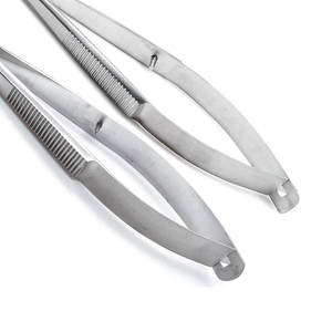 Ciseaux à suture Micro Castroviejo Yasargil, pointus, incurvés vers le haut, en acier inoxydable, ensemble d'instruments micro-chirurgicaux certifiés CE - Product Image 3