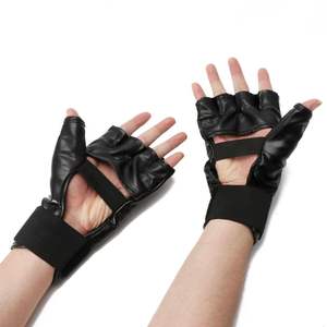 ถุงมือ MMA ครึ่งนิ้วแบบปรับแต่งได้สำหรับฝึกชกมวยศิลปะการต่อสู้แบบผสมอุปกรณ์ป้องกันเทควันโด - Product Image 2