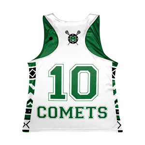 เสื้อทีมผ้าลาครอสสำหรับผู้หญิงเสื้อทีมตาข่ายระบายอากาศแบบกลับด้านได้ - Product Image 2