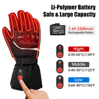 Gants en cuir chauffants électriques rechargeables du Sauveur pour la course de vélo pour la moto d'hiver Dropshipping Welcome