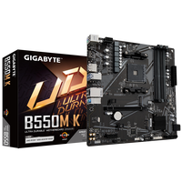 Nouvelle carte mère de jeu pour ordinateur de bureau GIGABYTE B550M K DDR4 M.2 PCIE4.0 X16 Slot SATA3.0 Socket AM4 B550