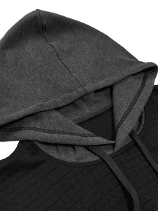 Sudadera con Capucha de Moda Urbana para Hombre, 100% Algodón, Manga Larga, Diseño Sólido, Logotipo Personalizado, Estilo Hip Hop, Ecológica - Product Image 5