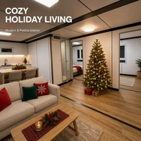 Maison d'hôtes modulaire contemporaine de 20 pieds à trois chambres, préfabriquée avec un design écoénergétique pour l'investissement en complexe hôtelier