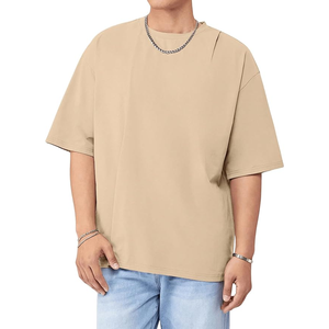 เสื้อยืดสำหรับผู้ชายไซส์พิเศษระบายอากาศได้ดีเสื้อยืดสำหรับผู้ชายไซส์ใหญ่พิเศษทำจากวัสดุ100% สั่งทำโลโก้ได้ - Product Image 1