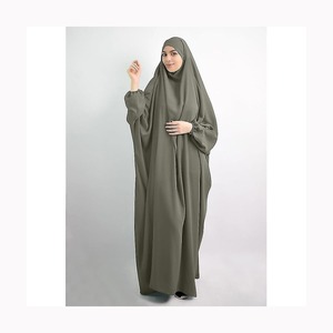 Ropa musulmana tradicional vestido de oración islámico jilbab Paris mariposa jilbab niqab jilbab 1 pieza - Product Image 3