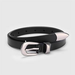 Vente en gros de ceinture en cuir PU pour hommes de style vintage avec logo personnalisé boucle ardillon motif en relief peau de vache matériel boîte-cadeau incluse - Product Image 1