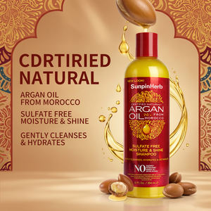 Shampooing hydratant et brillant à l'huile d'argan Creme of Nature sans sulfate pour cheveux secs et bouclés, lavage doux - Product Image 3