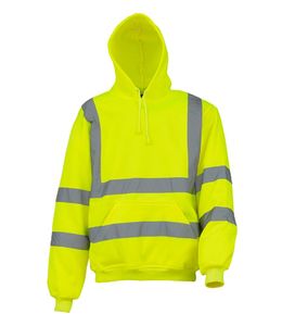 <b>High</b> Quality <b>Jumper</b> Unisex Hi <b>Vis</b> Reflective Safety Crew Neck Hoodie <b>High</b> Visibility Hoodie Hi <b>Vis</b> Safety Sweatshirt - Product Image 1