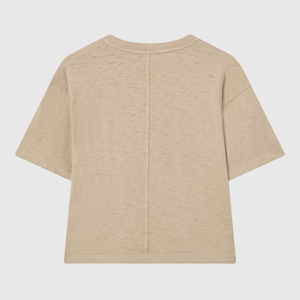 Camiseta corta de algodón transpirable para mujer, camiseta estampada a la moda para ropa de calle informal y trajes de verano - Product Image 4