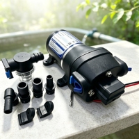 Pompe à pression électrique 12V DC Mambaflo 25PSI, pompe à diaphragme pour booster l'eau, pour système d'eau de douche de camping-car