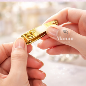 Mini Cortaúñas Dorado con Llavero, Acero Inoxidable, Cuchilla Afilada, Mandíbula Ancha, Duradero, Clásico, Cortador de Uñas para Manos y Pies, Manicura y Pedicura - Product Image 3