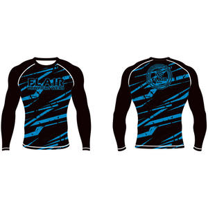 Personalizado Durable Nylon BJJ Rash Guard Larga Protección UV Anti-UV Compresión Camisa Transpirable y Cómodo - Product Image 5