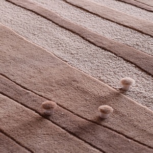 Alfombra de área de lujo con mechones altos, hecha a mano, abstracta y moderna, de lana y tencel con reverso de látex, antidesgarro, para decoración del hogar. - Product Image 1