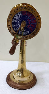 14 ''Antique Brass Telegraph Vintage Ship Marine Engine Room Order Décoratif Ship Telegraph - Product Image 4