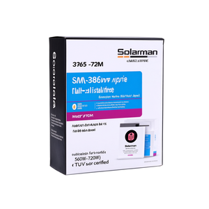 Panneau solaire monocristallin demi-cellule Solarman SM-365-72M 560W-720W certifié TUV - Product Image 2