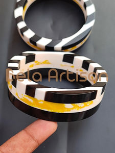 Brazalete de resina hecho a mano, Estilo Vintage, pendientes de araña de latón de calidad de exportación, joyería de fiesta para minoristas - Product Image 6