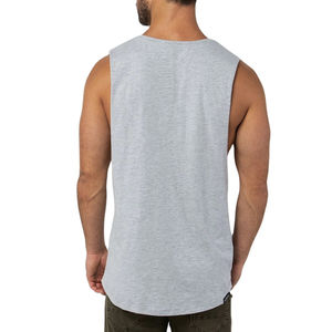 Camiseta sin mangas de algodón y poliéster para hombre de alta calidad fabricada en Pakistán, camiseta sin mangas deportiva con logotipo personalizado al por mayor - Product Image 4