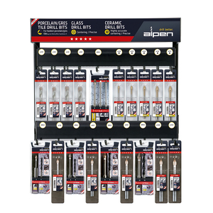 Set di punte da trapano Alpen per gres/ceramica/vetro, 53 pezzi - Product Image 1
