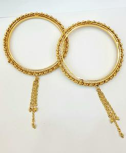 Venta al por mayor 24K chapado en oro de latón inoxidable brazaletes de alta calidad elegante joyería de moda pulseras - Product Image 3