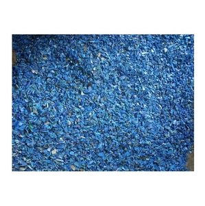 Meilleur prix d'usine Flocons de rebut de fûts bleus en PEHD recyclé Grade moulage Haute résistance pour fibres et profilés Brésil - Product Image 3