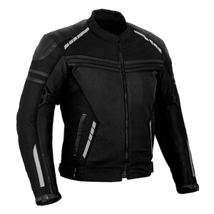 Men's Cordura Waterproof CE Armoured Textile Motorcycle Jackets Adventuring Windproof Black Motorbike Jacket For Men - Product Image 1