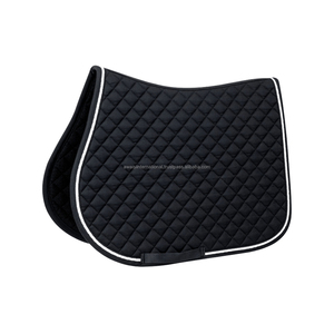 Tapis de selle pleine grandeur Tapis de selle de cheval Coton Satin Équitation Cheval Paillettes Confort Tapis de selle Mousse Service OEM - Product Image 1