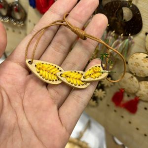 Coco Eco Brand Fashionable Wooden Earrings Trendy Accessory for Jewelry Lovers/ Handmade Coconut Shell Earring - Product Image 2