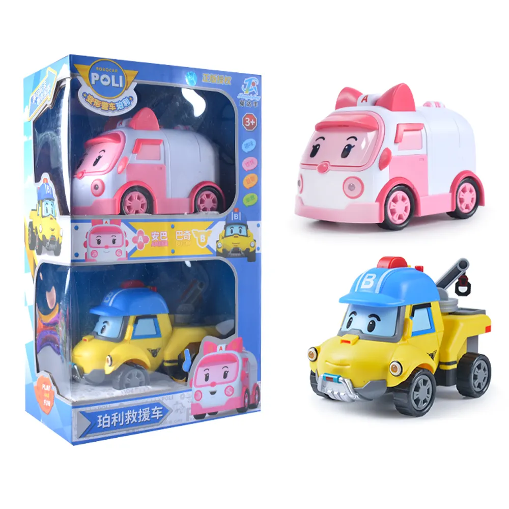 6 stilleri Robocar kore Robot Polis araba dönüşüm oyuncaklar çocuk Boys için itfaiye kamyonu manuel deformasyon hediye