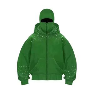 Sudadera con Capucha y Cremallera con Logotipo Personalizado de Última Moda 2025, Chaqueta Larga con Capucha de Alta Calidad para Adolescentes, Ropa de Calle, Otoño, 100% Algodón - Product Image 3