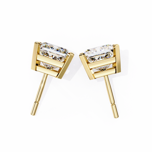 Hermosos Pendientes de Oro de 18K con Diamante Cultivado en Laboratorio, Pendientes de Diamantes Premium - Product Image 3