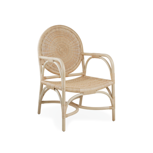 Chaise de chambre à coucher en rotin naturel personnalisée Options de couleur de style accent Vente en gros Usine du Vietnam pour salon utilisation en extérieur - Product Image 2