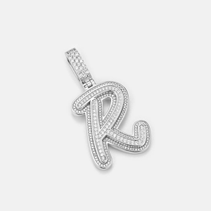 Pendentif personnalisé pour homme en alliage plaqué or poli, style hip-hop, serti de diamants CZ - Product Image 3