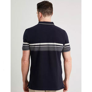 T-shirts d'été 100% coton T-shirts polo unis pour hommes avec logo personnalisé imprimé Chemise polo pour hommes - Product Image 3