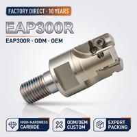 CNC Milled EAP300R Right Angle Milling Cutter Flat Bottom and Thread Head INSERT APMT1135 R0.8 Customized OEM/ODM Support