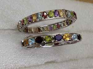 Brazalete de Moda de Latón y Cobre Clásico Brillante Plateado de Alta Calidad, Novedad de 2024, para Bodas, Fiestas y Aniversarios - Product Image 4