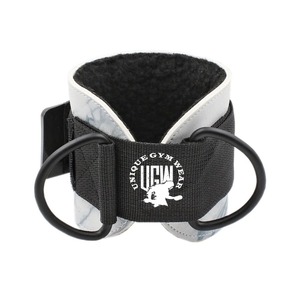Custom Logo Fitness Padded Ankle Strap Gym Sport D <b>Ring</b> Ankle Support Strap <b>Adjustable</b> Non-Slip Eco-Friendly Breathable Unisex - Product Image 4