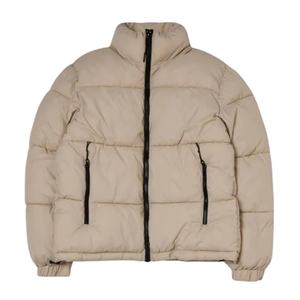 Blouson matelassé personnalisé pour homme, col montant, fermeture éclair, manteau d'hiver, vêtement d'extérieur tendance - Product Image 1