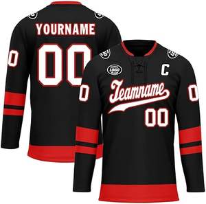 Fabricant OEM, maillot de hockey haute performance, tissu léger et durable, maillot de hockey sur glace personnalisé pour les jeunes et les adultes - Product Image 1