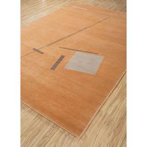 พรมขนสัตว์ถักมือลายคิลิมสีแดงและสีส้ม ดีไซน์แบบนามธรรม ขนาด 9x12 ฟุต รูปทรงสี่เหลี่ยมผืนผ้า สำหรับทางเข้าบ้านและห้องนั่งเล่น รุ่น AIWL-3017 - Product Image 2