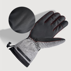 Guantes de Esquí Térmicos de Cuero, Impermeables, Aislados, Protección contra el Frío para Hombre - Product Image 3