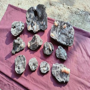 Beau spécimen d'apophyllite avec Steelbite - Product Image 2
