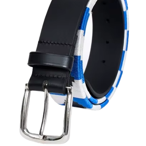 Cinturón de cuero Polo de diseño personalizado cosido a mano de alta calidad de cuero genuino 100% para montar a caballo de proveedor mayorista - Product Image 1