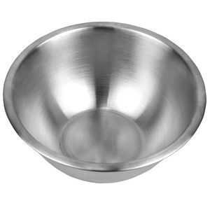 Bol de service rond en métal argenté de haute qualité avec poignées décoratives, idéal pour la décoration, les salades et les fruits. - Product Image 2