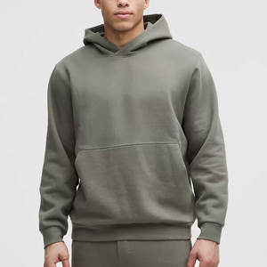 Sudaderas en blanco de lana de peso pesado de algodón de alta calidad con logotipo de gran tamaño personalizado 80% Algodón 20% poliéster sudaderas con hombros caídos - Product Image 5