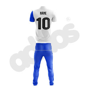 Uniforme de cricket de couleur bleu et blanc de haute qualité fabricant nouveauté ensemble d'uniformes d'équipe de cricket à séchage rapide - Product Image 3