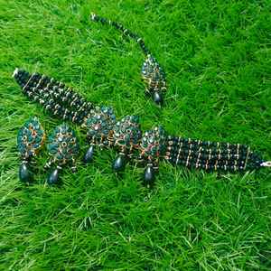 Parures de bijoux sur mesure, de la meilleure qualité, pour femmes, uniques, faites à la main, multicolores, de style pakistanais et indien - Product Image 5