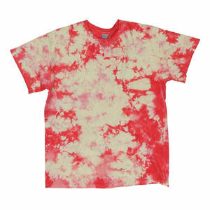 T-shirt 100% coton pour hommes coupe ample imprimé matériau de qualité supérieure Crew Fitness hommes Tie Dye t-shirt avec couleur unie - Product Image 4